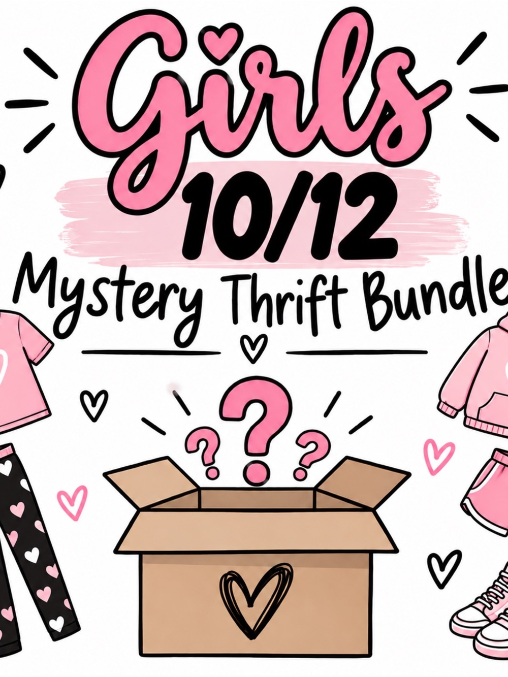 Girls 10/12 Mystery Thrift Bundle